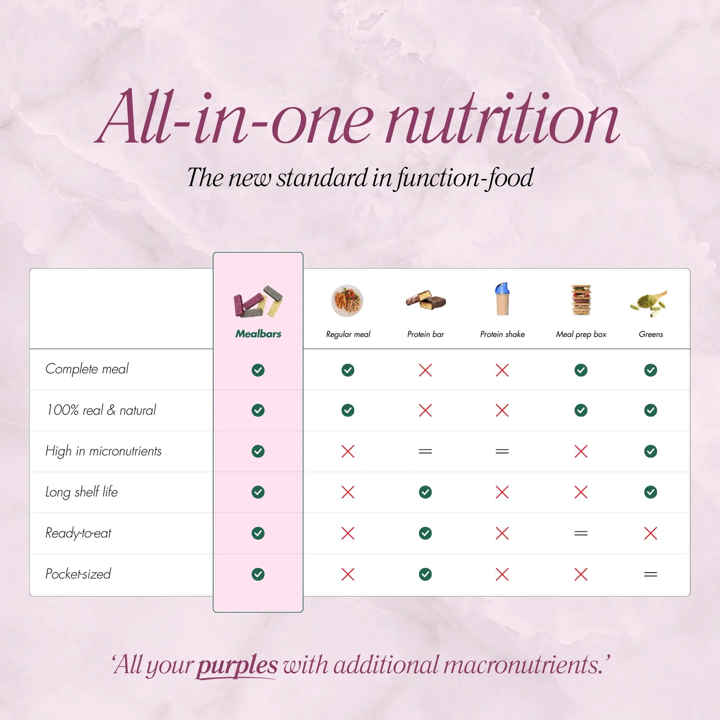 Mealbars - Violet Vibe all-in-one
