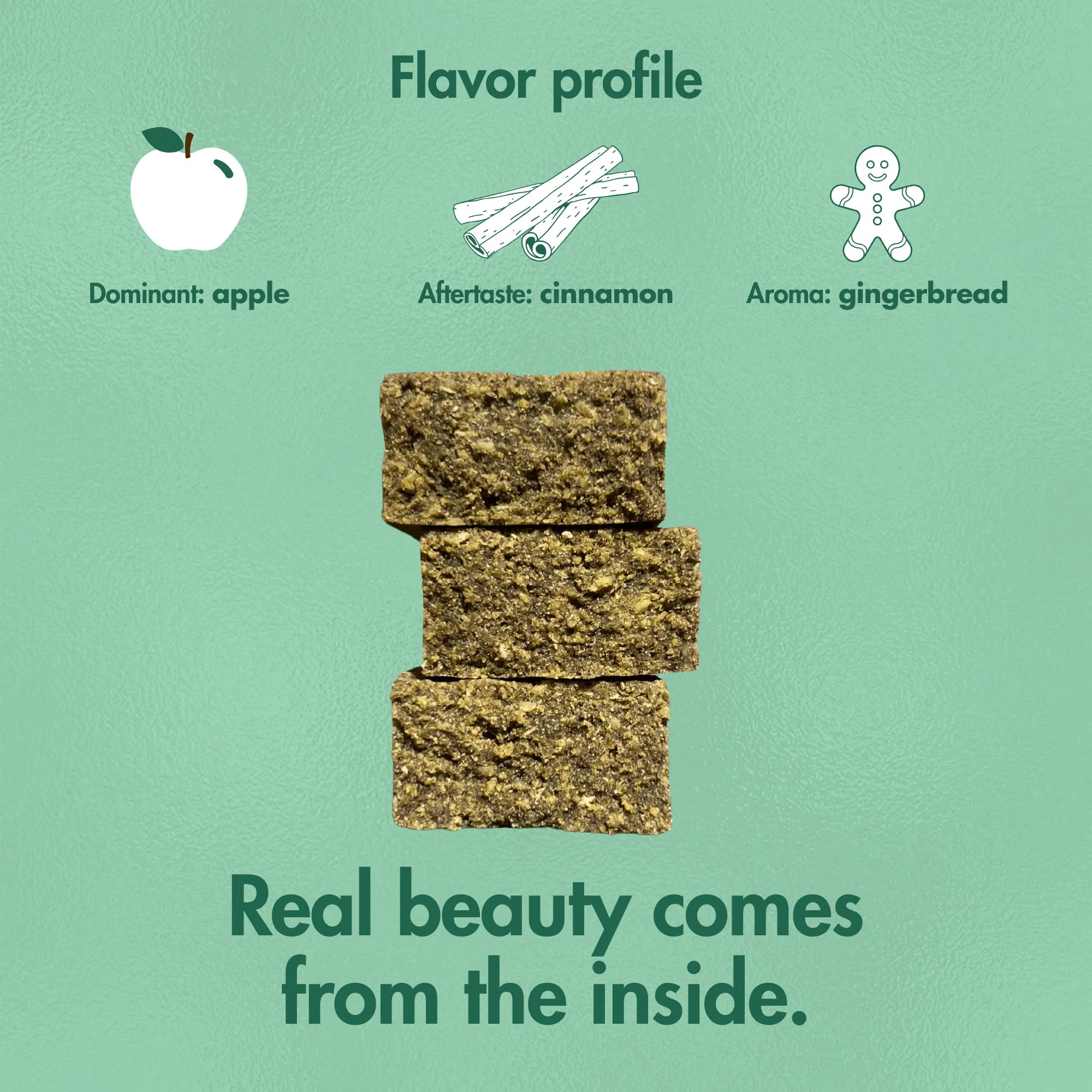 Mealbars - Green Crumble flavor profile