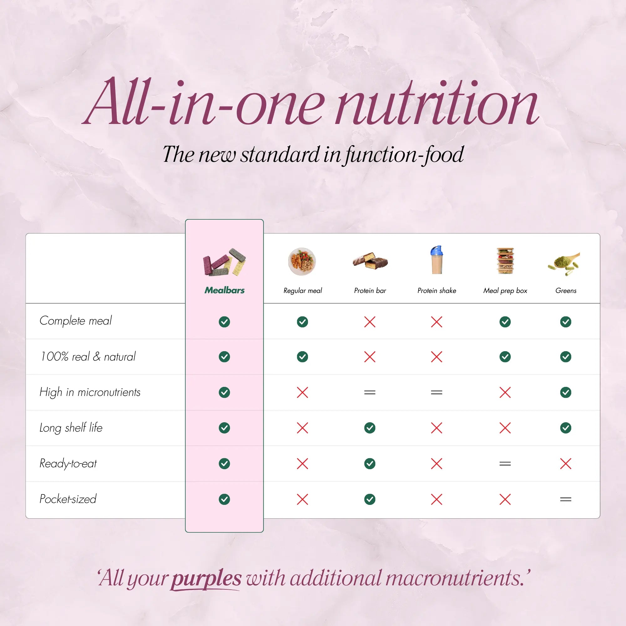 Mealbars - Violet Vibe all-in-one
