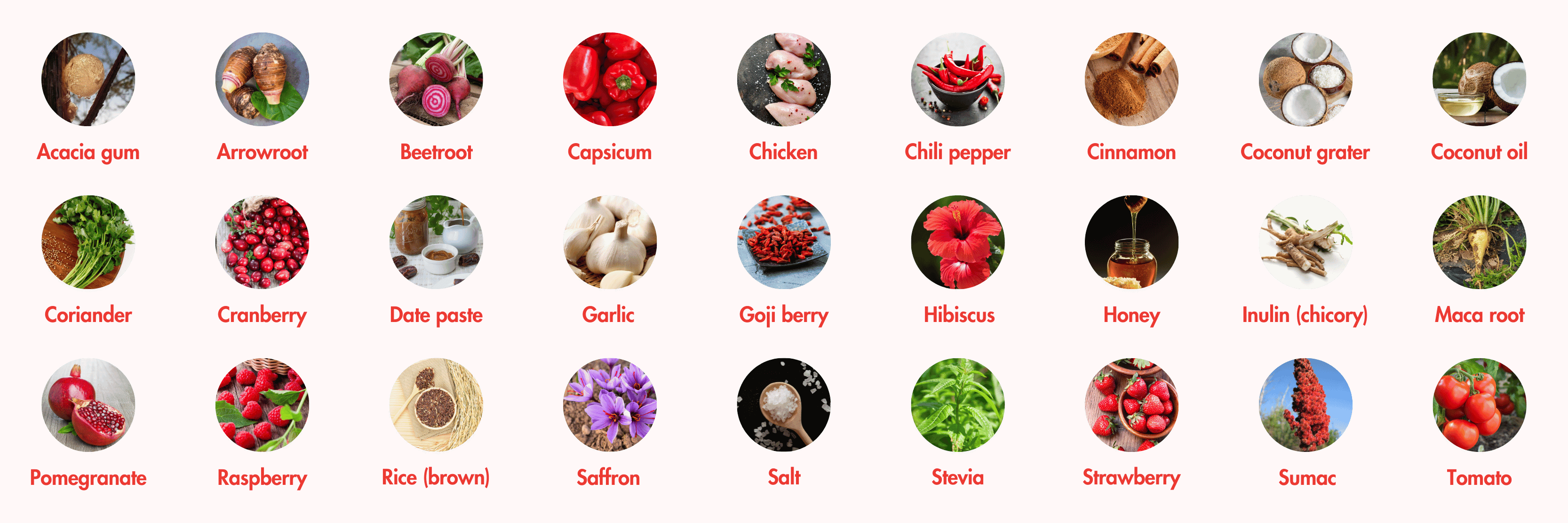 Mealbars Ruby Blaze ingredients