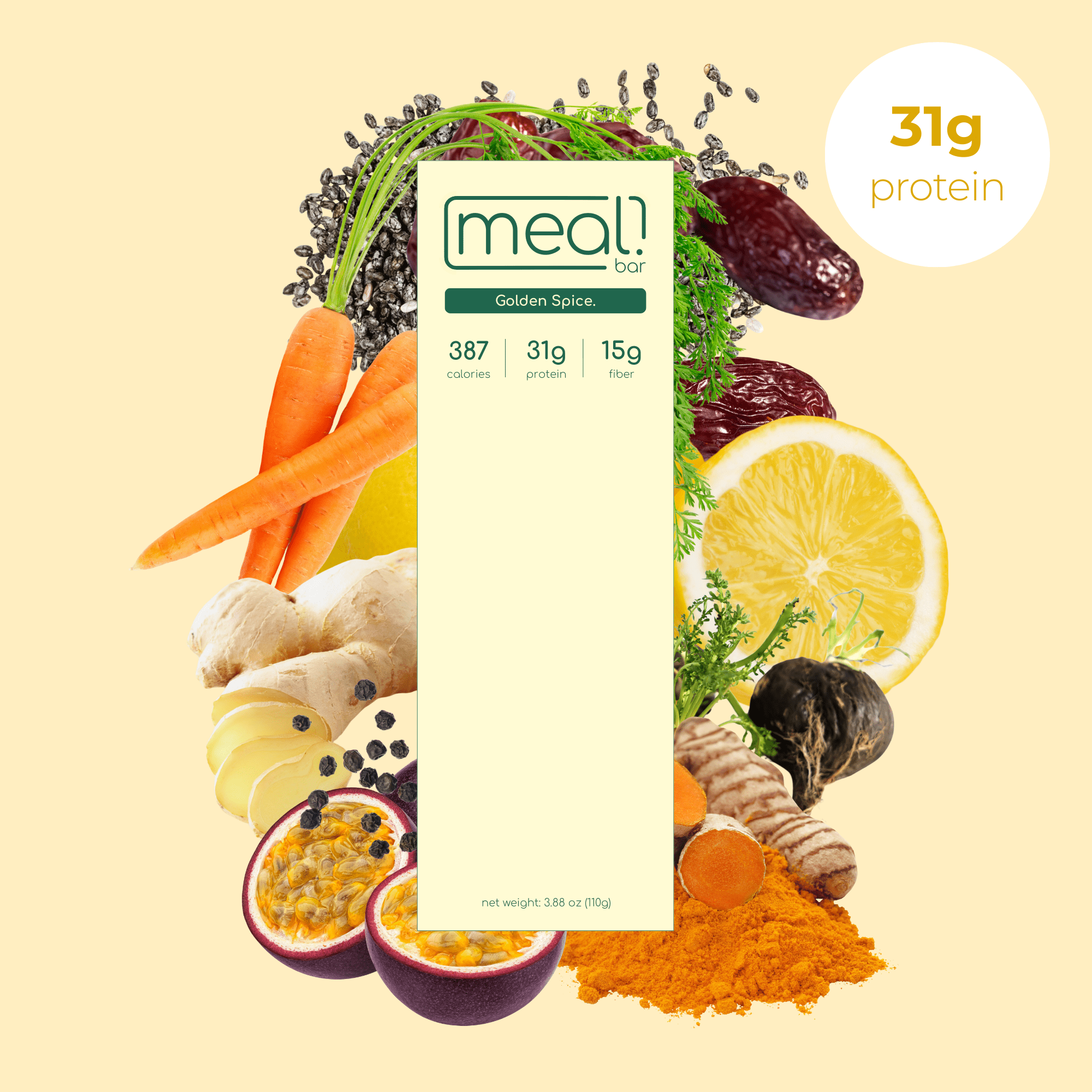 Mealbars Golden Spice